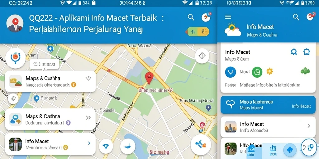 Tampilan antarmuka aplikasi QQ222 yang informatif dan intuitif.